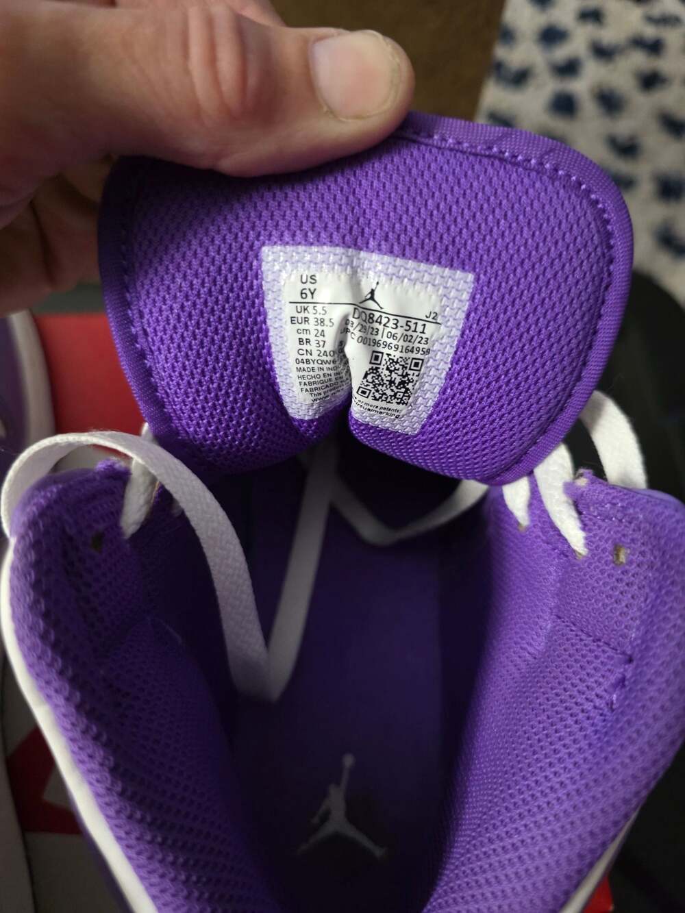 Air Jordan 1 Mid GS 'Purple Venom' (DQ8423-511) - Picture 6 of 6